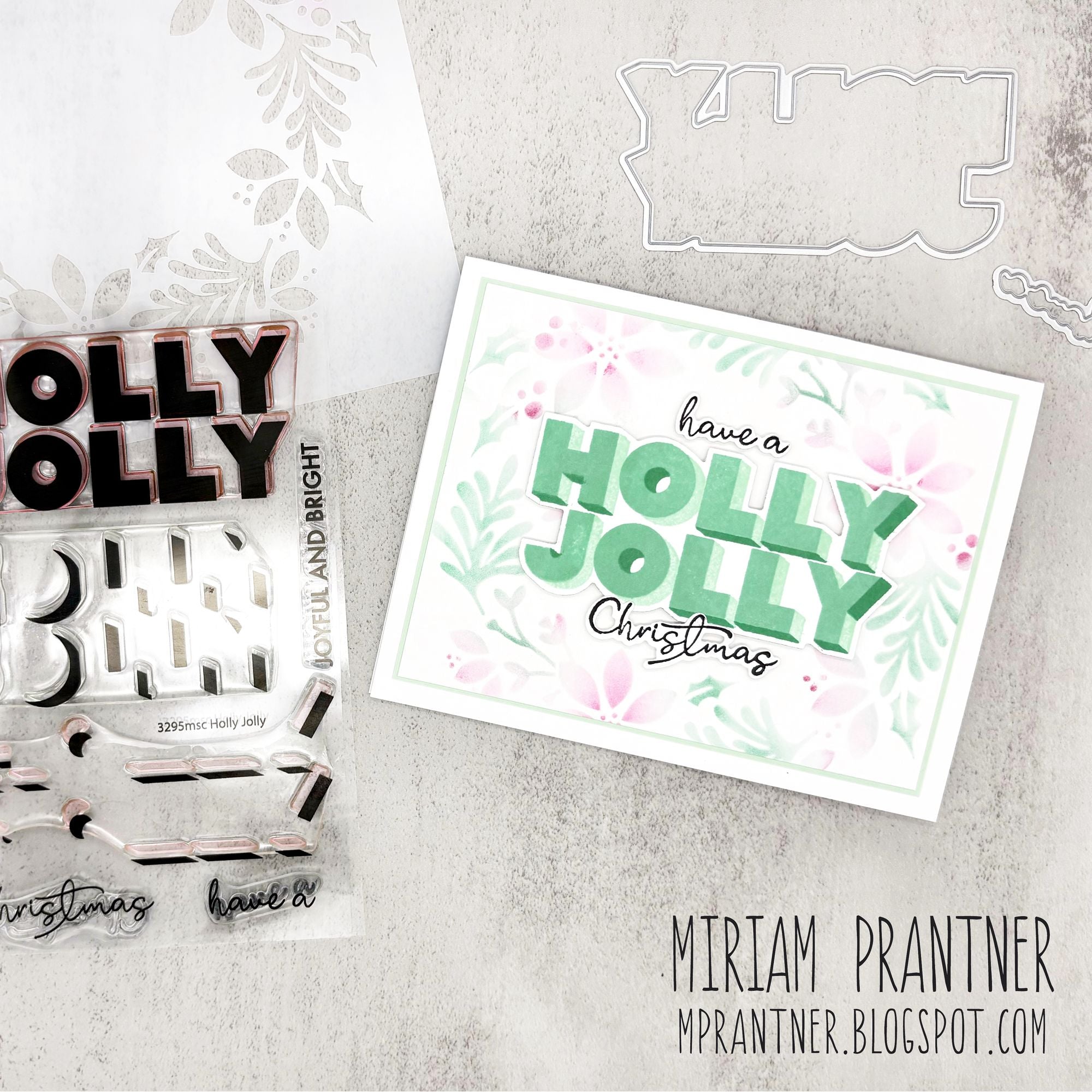 Simon Says Stamps and Dies Holly Jolly set1095hj And Everything Nice Christmas Card | color-code:ALT06