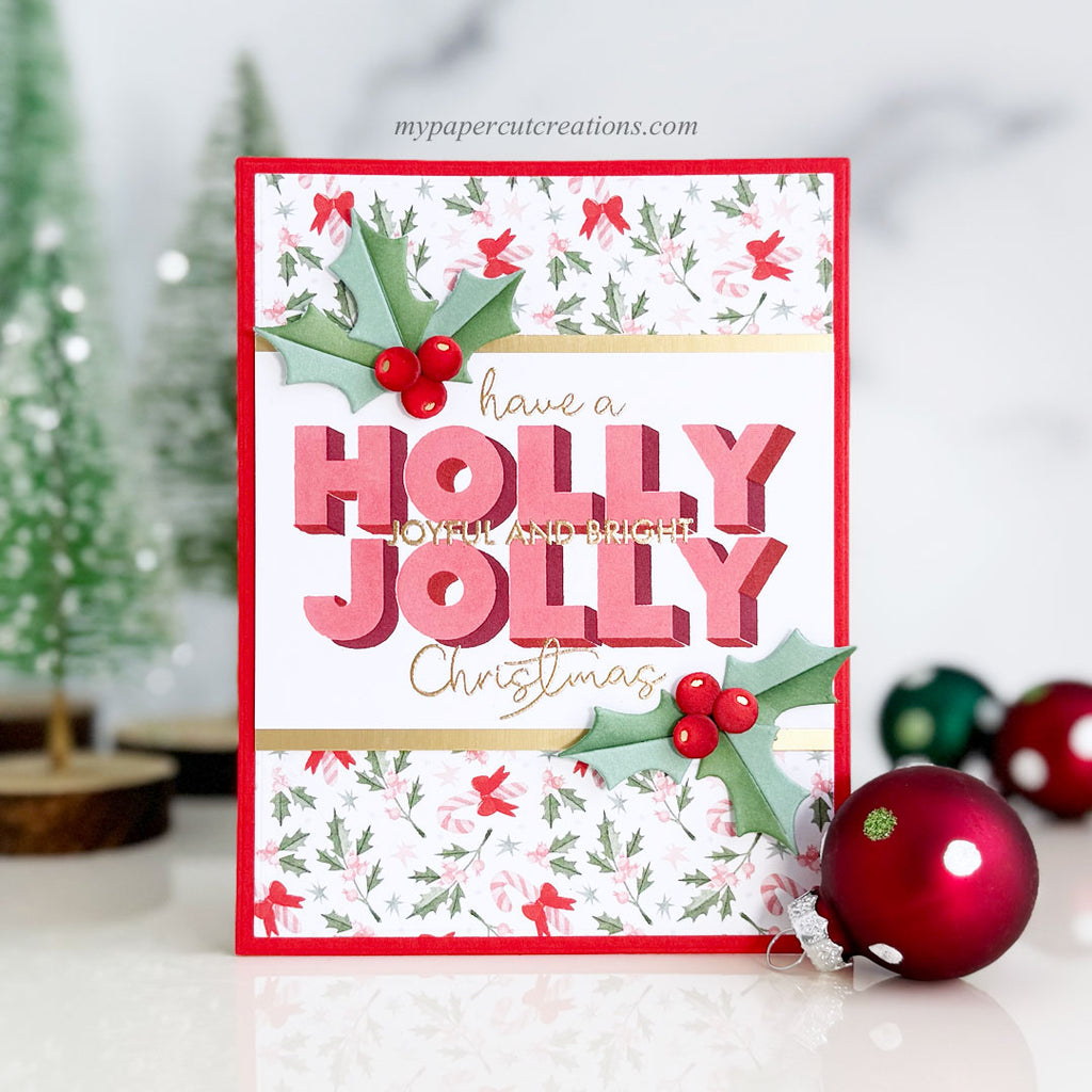 Simon Says Stamps and Dies Holly Jolly set1095hj And Everything Nice Christmas Card | color-code:ALT01