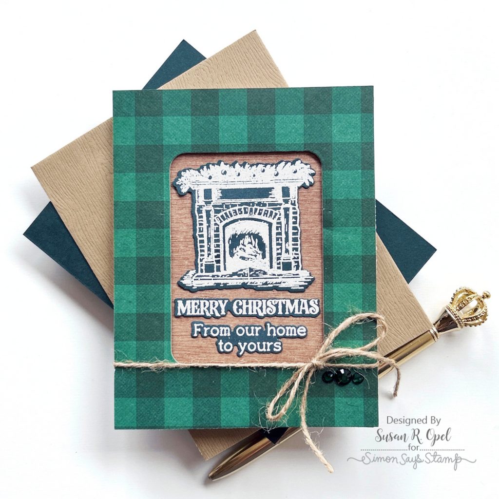 Simon Says Stamp Home for the Holidays Wafer Dies 1248sdc Christmas Card 