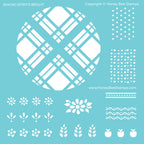 Honey Bee Baking Spirits Bright Stencil hbsl-159