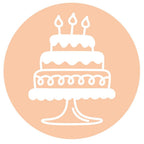 Honey Bee Birthday Cake Wax Stamper hbtl-ws-bdck