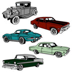 Honey Bee Car Show Clear Stamp Set hbst-175 Vintage Auto