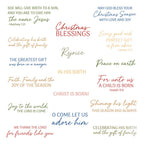 Honey Bee Christmas Blessings Clear Stamps hbst-672