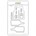 Honey Bee Fishing Vest A2 Add On Dies hbds-fshvst Packaging Image