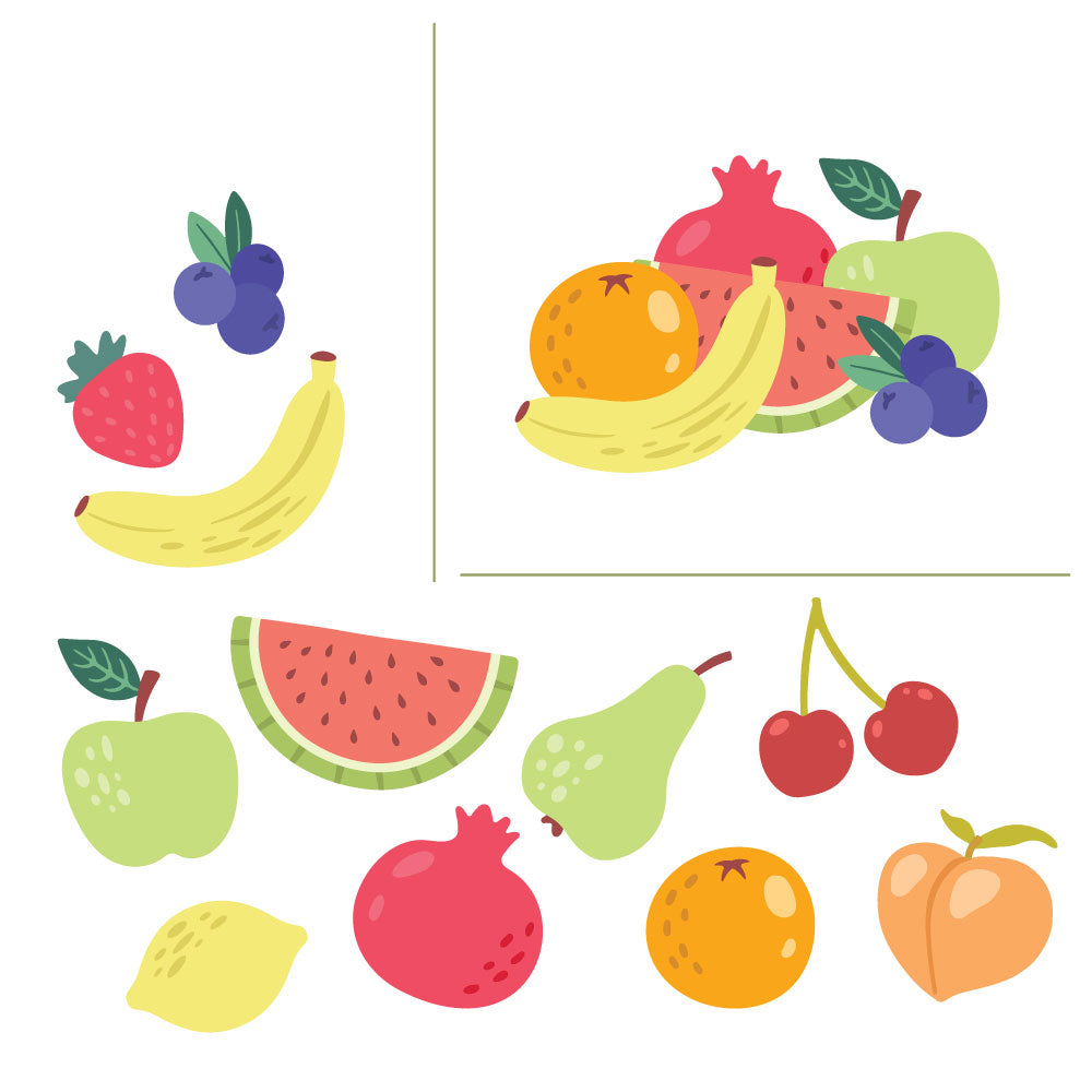 Honey Bee Fruit Medley Dies hbds-frtmed