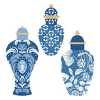 Honey Bee Ginger Jar Detail Stencils hbsl-166