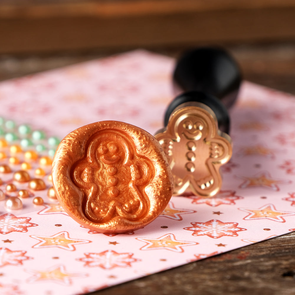 Honey Bee Gingerbread Wax Stamper hbtl-ws-ging