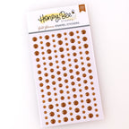 Honey Bee Gold Glimmer Enamel Stickers hbes-009