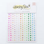 Honey Bee Happy Hearts Gem Stickers hbgs-041