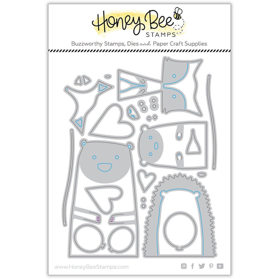 Honey Bee Heart Hugs Dies hbds-hrthug