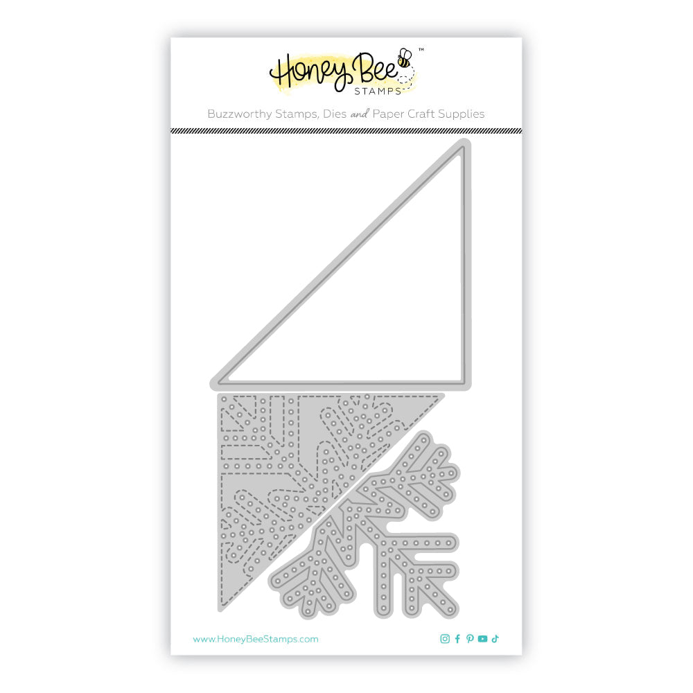 Honey Bee In Stitches Bookmarked Snowflake Dies hbds-snbkis Packaging Image