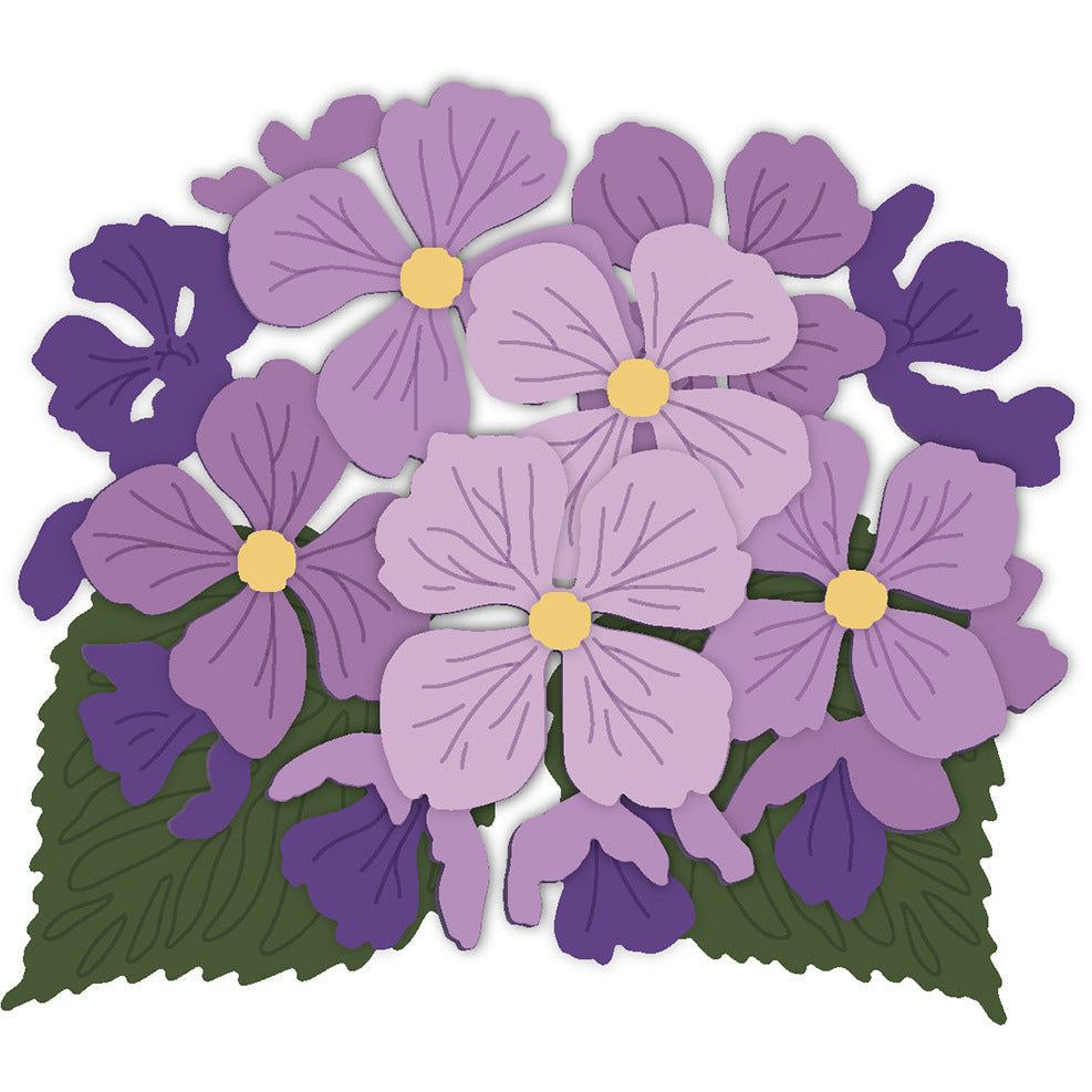 Honey Bee LOVELY LAYERS HYDRANGEA Dies hbds-llhdg