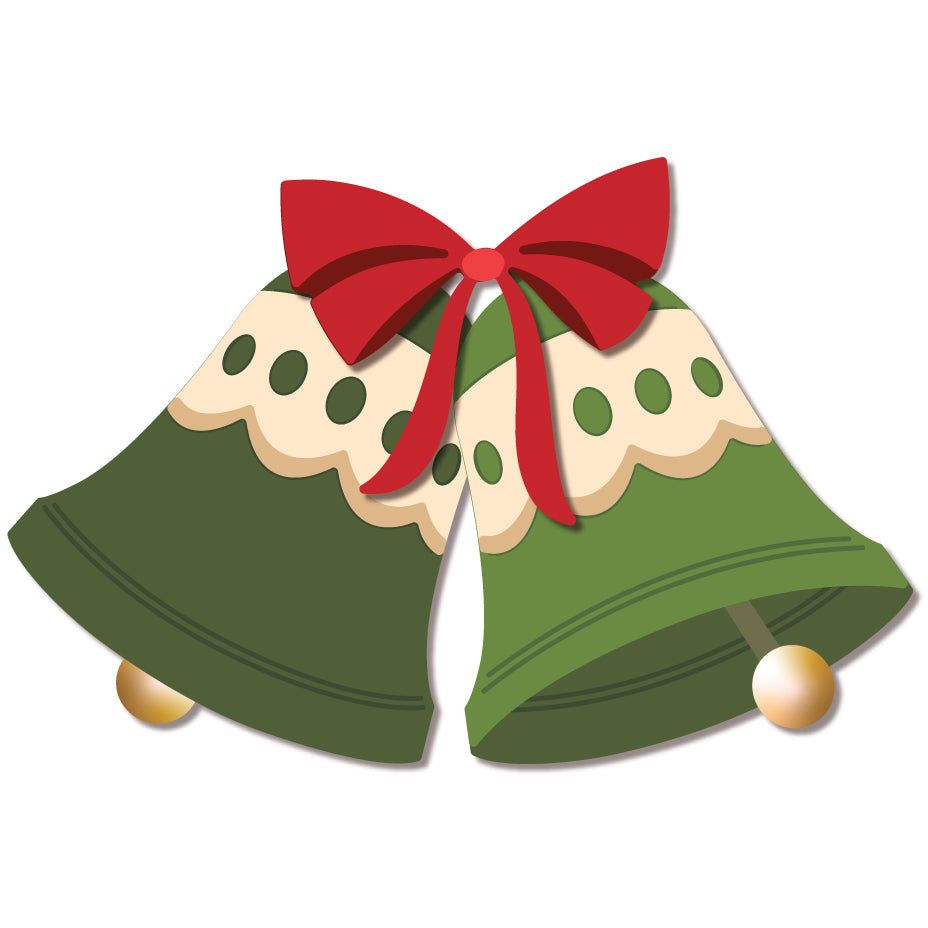 Honey Bee Layering Holiday Bells Dies hbds-lhbel