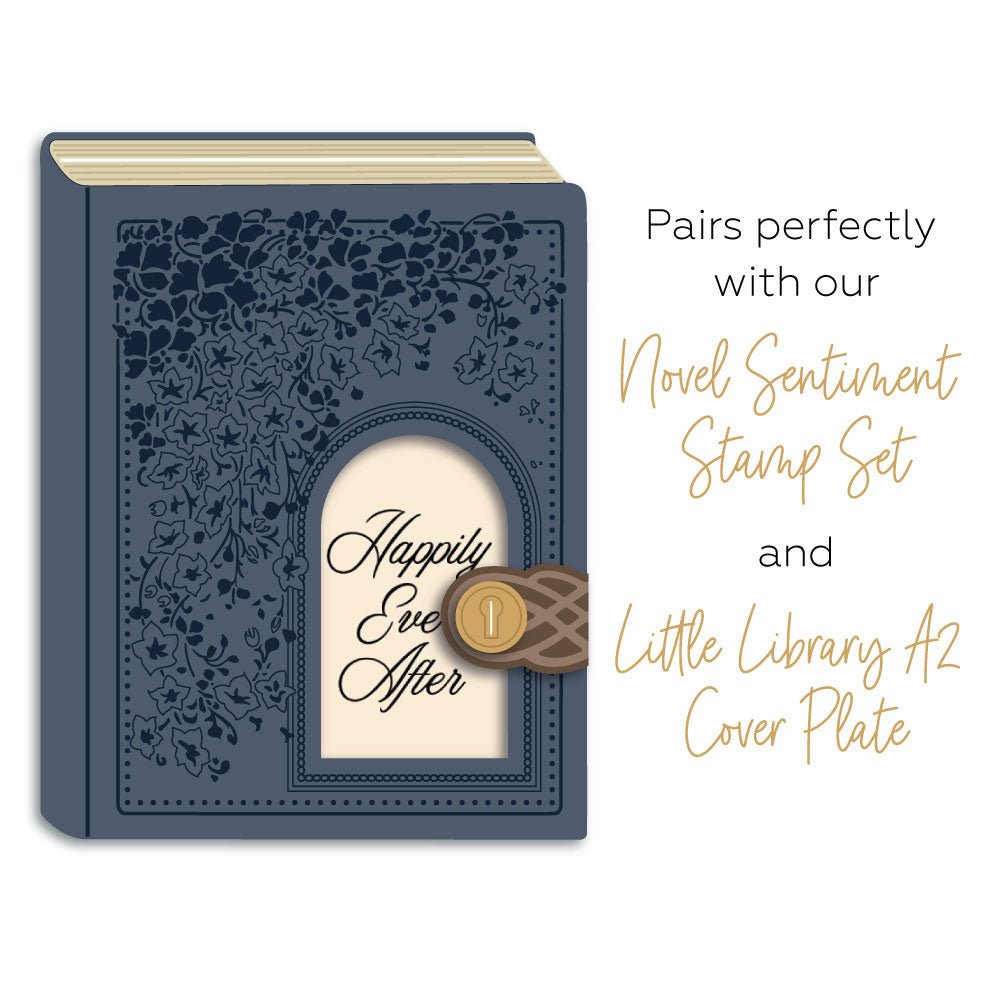 Honey Bee Little Library Chapter One Add-On Dies hbds-ltlbch1 Happily Ever After