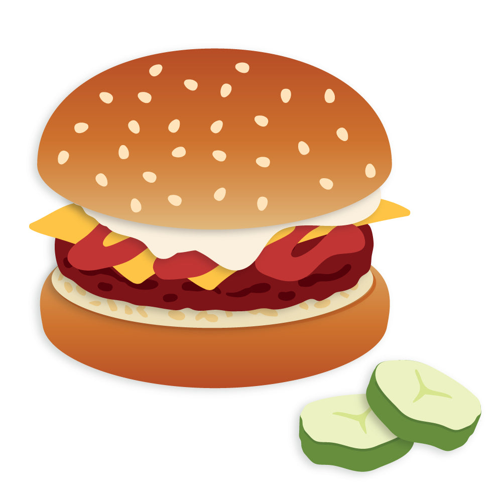 Honey Bee Lovely Layers Hamburger Dies hbds-llhmbrg