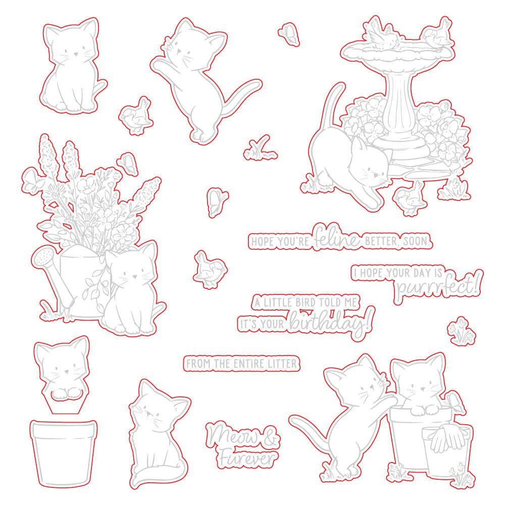 Honey Bee Meow And Furever Dies hbds-636