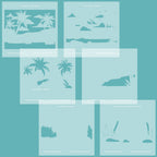 Honey Bee Palm Beach Stencils hbsl-152