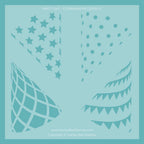 Honey Bee Party Hat Stencil hbsl-141