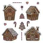 Honey Bee Peppermint Village Clear Stamps hbst-621
