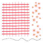 Honey Bee Picnic Blanket Stencils hbsl-179