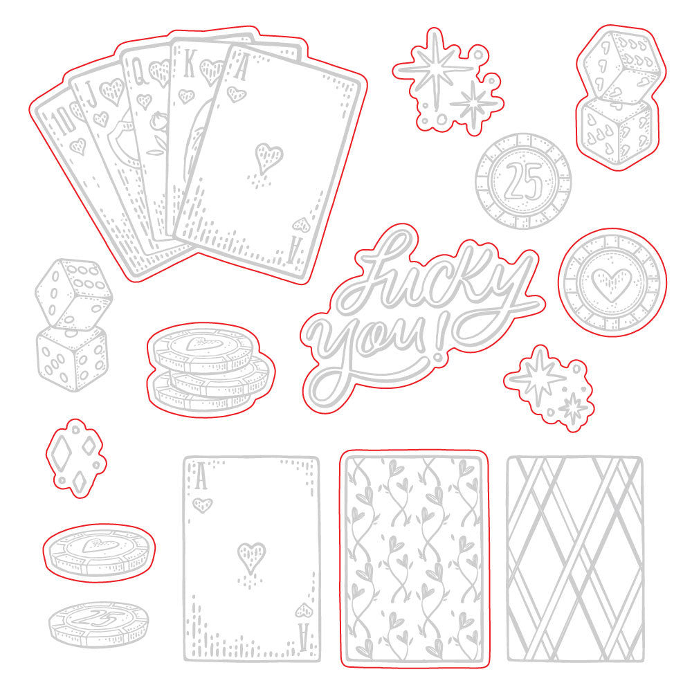 Honey Bee Royal Flush Dies hbds-631
