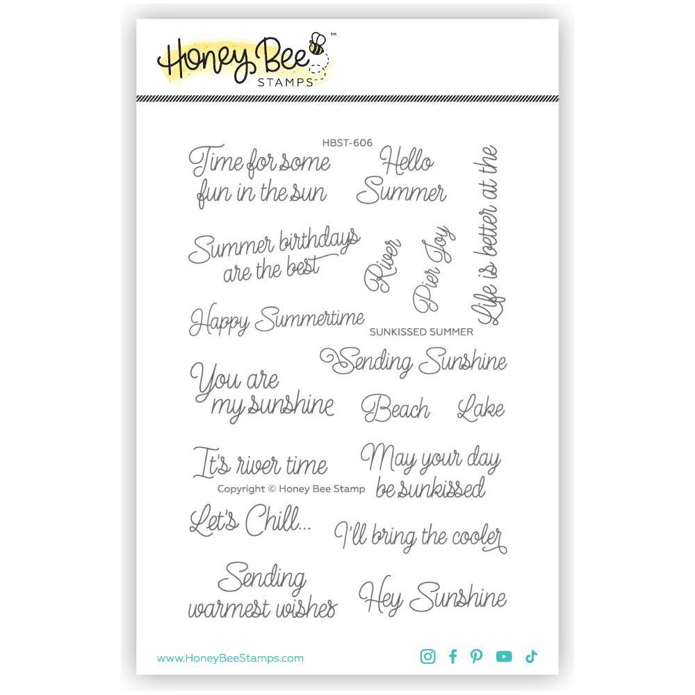 Honey Bee Sunkissed Summer Clear Stamps hbst-606