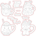 Honey Bee Sweet Season Mugs Dies hbds-670