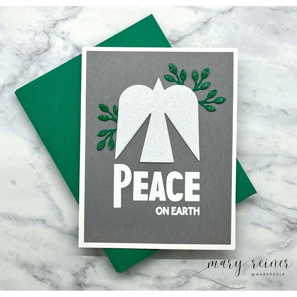 Simon Says Stamps and Dies Peacebird Bundle set1094pb And Everything Nice Christmas Card | color-code:ALT01