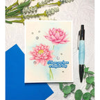 Hoppy Day Floral Card