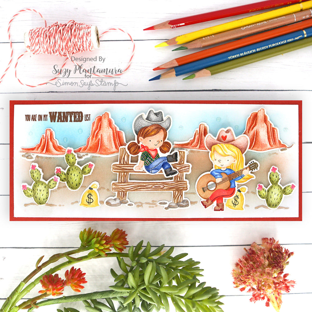 Simon Says Stamp Howdy Wafer Dies sssd112840c Dear Friend Friend Card | color-code:ALT01