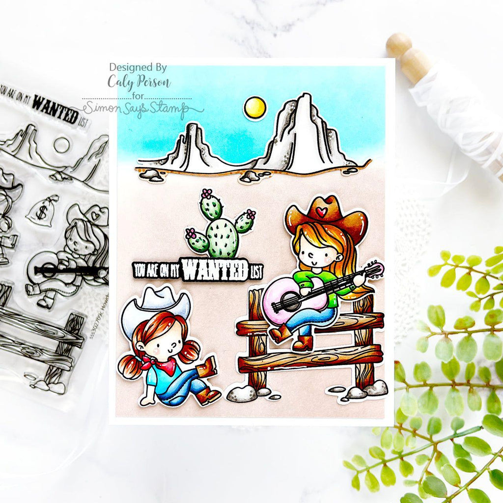 Simon Says Clear Stamps Howdy sss302709c Dear Friend Cowgirl Card | color-code:ALT05