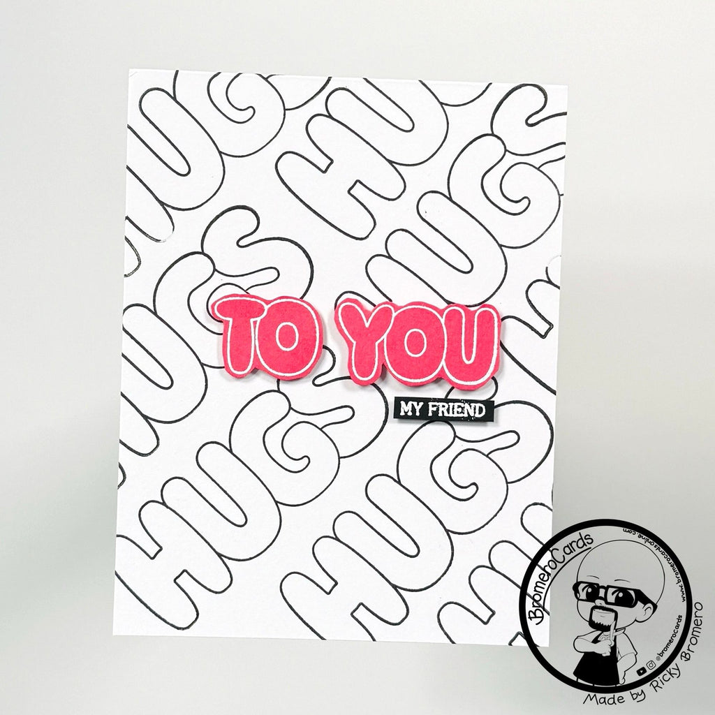 Simon Says Stamps and Dies Hugs to You set917ht To Be Loved Hugs Card