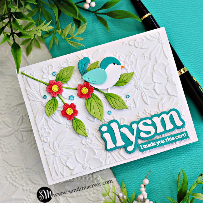 Simon Says Stamp ILYSM Wafer Dies 1318mdc Happy Camper ILYSM Card | color-code:ALT09