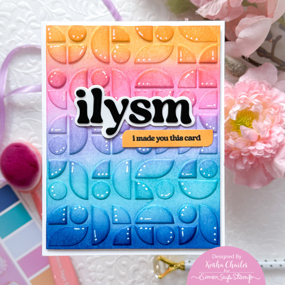 Simon Says Clear Stamps ILYSM 1217msc Happy Camper ILYSM Card | color-code:ALT03
