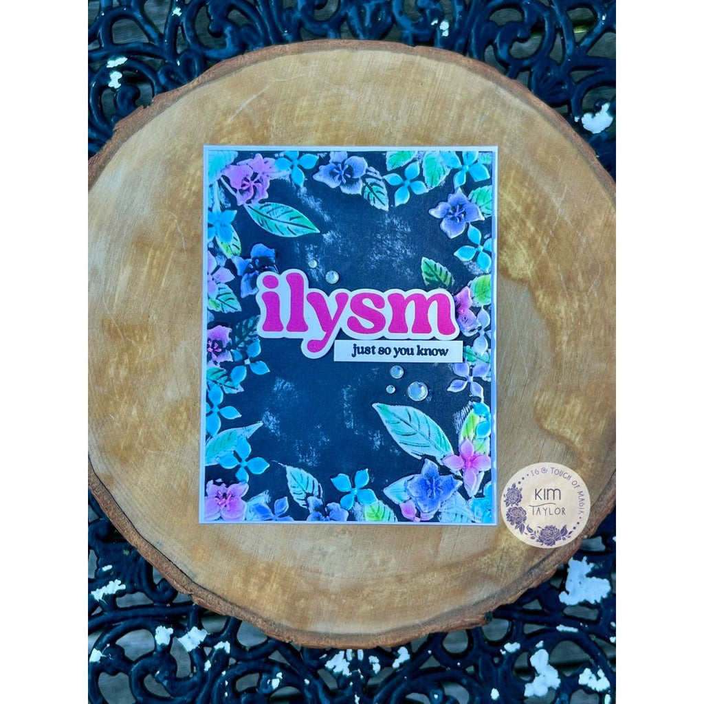 Simon Says Stamps and Dies ILYSM set1030il Happy Camper ILYSM Card