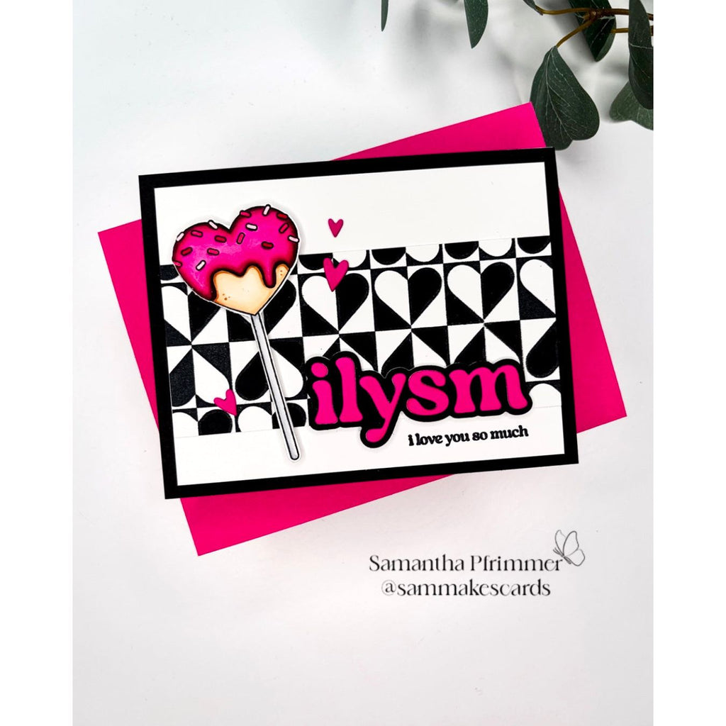 Simon Says Stamps and Dies ILYSM set1030il Happy Camper ILYSM Card