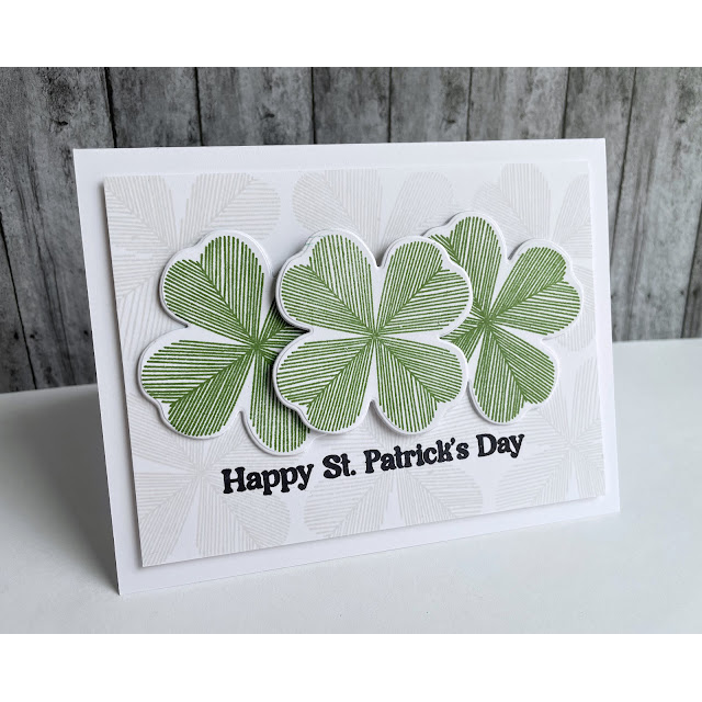 Simon Says Stamps and Dies Sketched Clovers set925sc To Be Loved St. Patrick's Day Card | color-code:ALT06