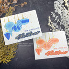 Trinity Stamps Insider Sentiments Christmas Clear Stamps tps-279 Stenciled Ornaments Cards | color-code:ALT01