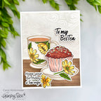 Honey Bee Hello Sweet Tea Dies hbds-661 To My Bestie Card