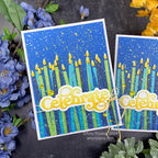 Tim Holtz Distress Juniper Berry Mica Stain Ranger Embossing Candles Card | color-code:ALT03