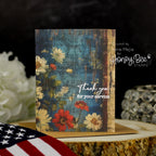 Honey Bee Because Of The Brave Clear Stamps hbst-594 Thank You For Your Service Card