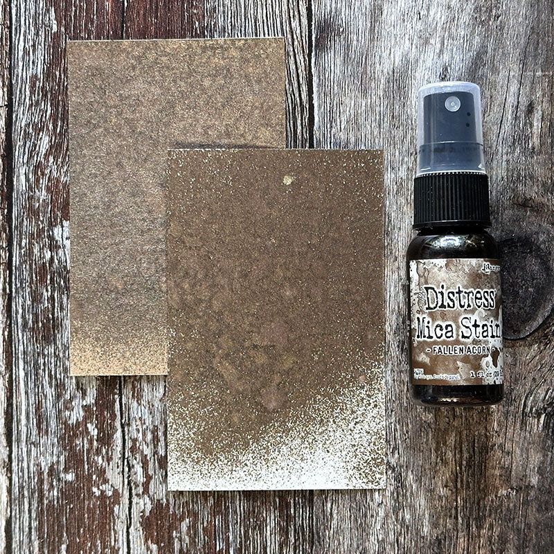 Tim Holtz Distress Halloween Bundle ranger170 Fallen Acorn Swatch