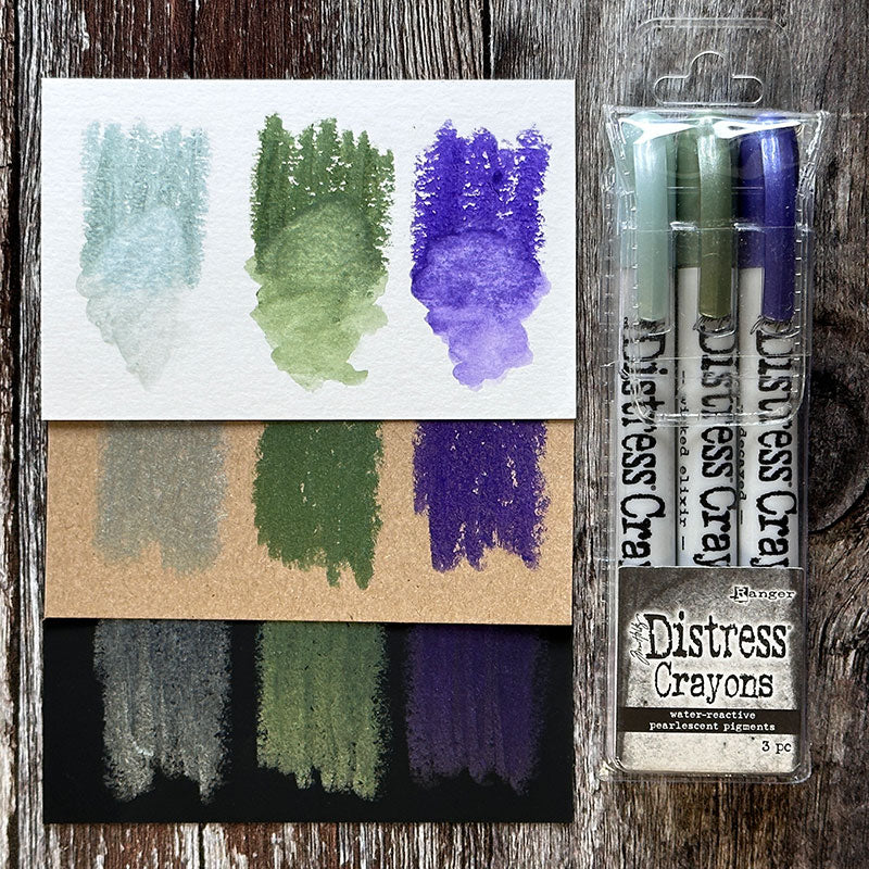 Tim Holtz Distress Pearl Crayons Seasonal Set Ranger th23dc Set 6 Halloween