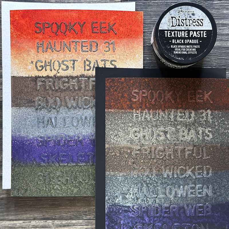 Tim Holtz Distress Halloween Bundle ranger170 Colorful Halloween Project | color-code:ALT04