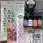 Tim Holtz Distress Halloween Mica Stain Set 5 Ranger tshk84327 Colorful Halloween Projects | color-code:ALT04