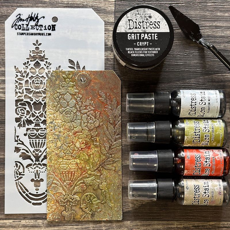 Tim Holtz Distress Halloween Mica Stain Sets 1-6 Bundle ranger171 Colorful Halloween Projects | color-code:ALT04