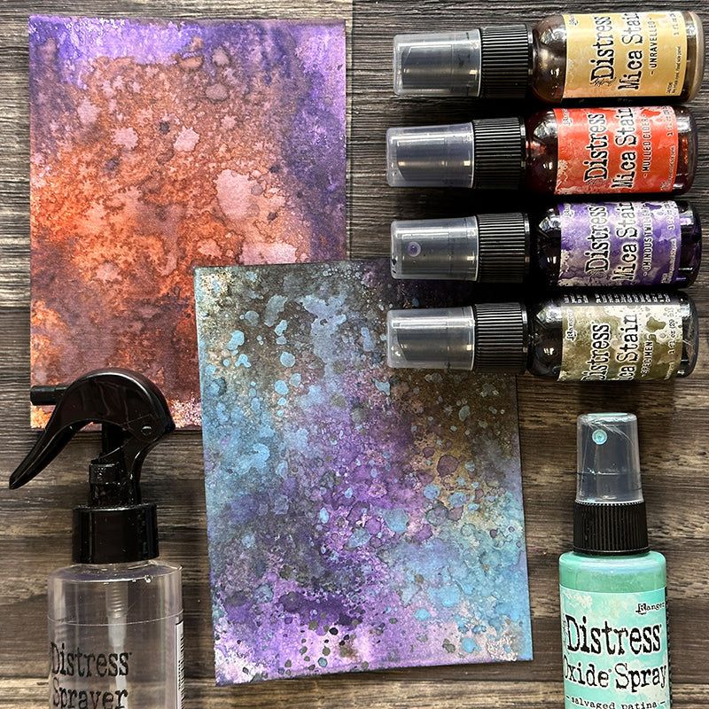 Tim Holtz Distress Halloween Bundle ranger170 Colorful Halloween Project | color-code:ALT03