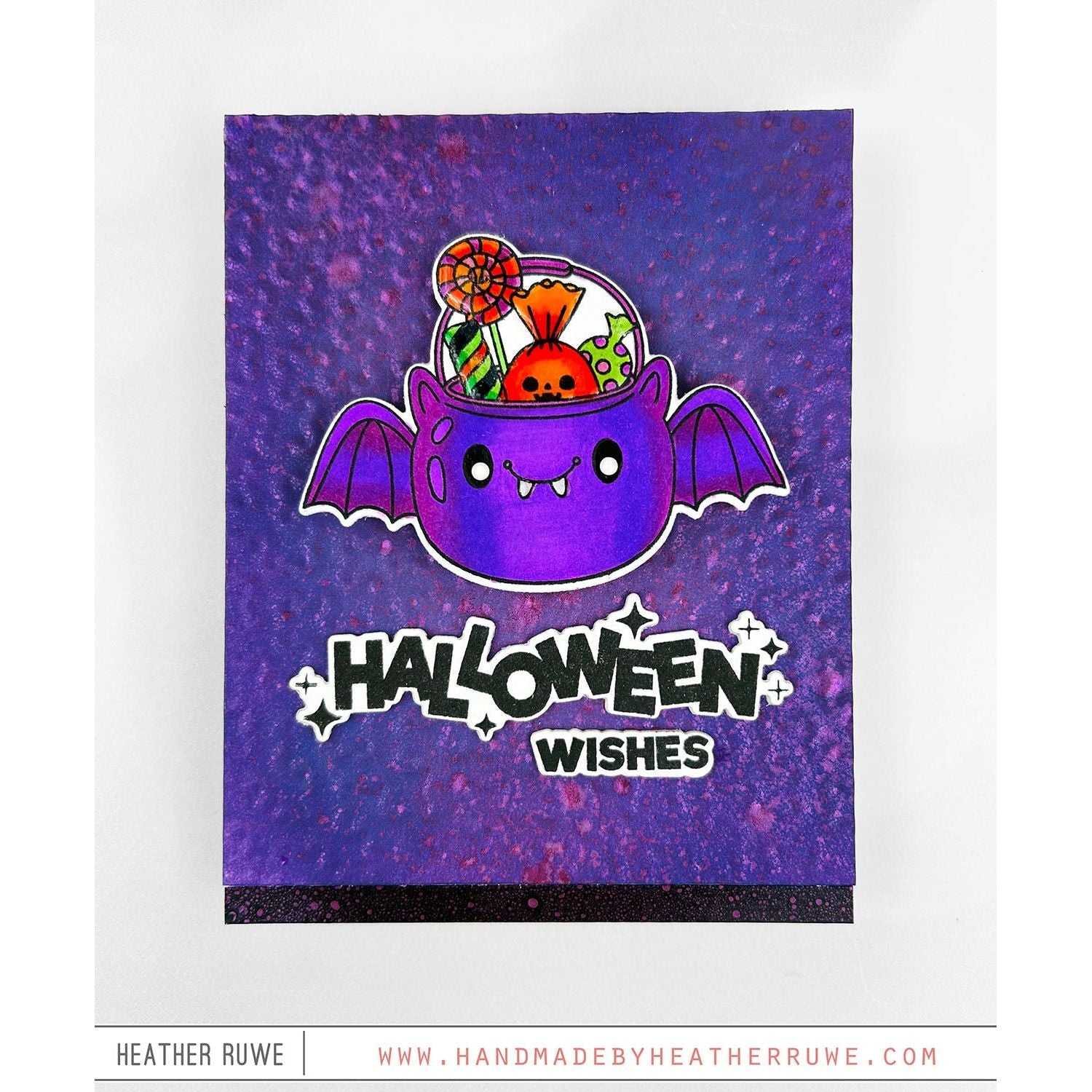 Tim Holtz Distress 12 Spritz Bundle 2 Halloween Wishes Card