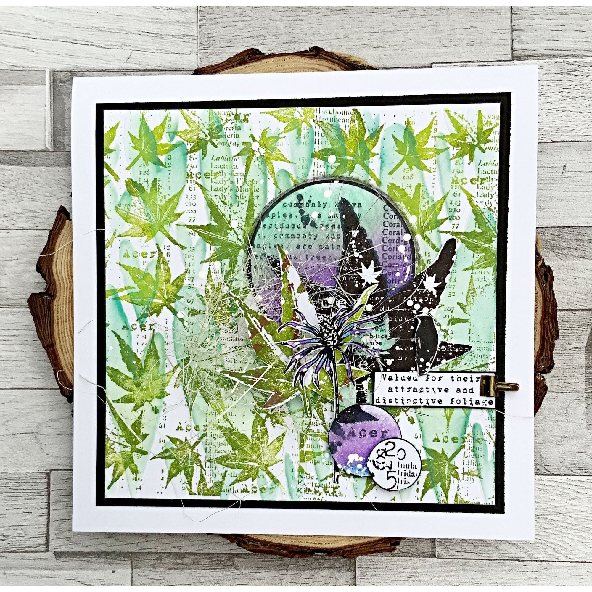 AALL & Create Pointy Leaves A6 Clear Stamps 1008 leaves