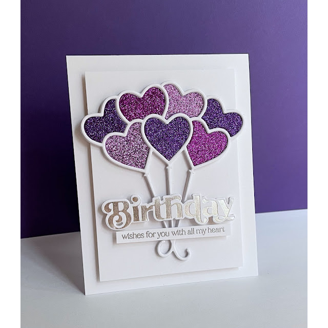 Simon Says Stamp! Simon Says Stamp BUNCH OF BALLOONS Wafer Dies s729 Birthday Card | color-code:ALT02